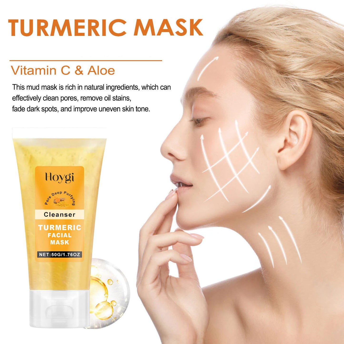 Turmeric Facial Mask – Deep Cleansing & Oil Control