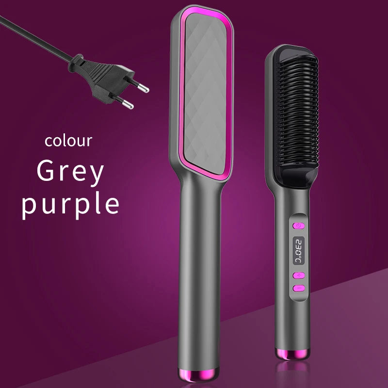 Electric Hot Comb – Ionic Straightening Brush, Anti-Scald