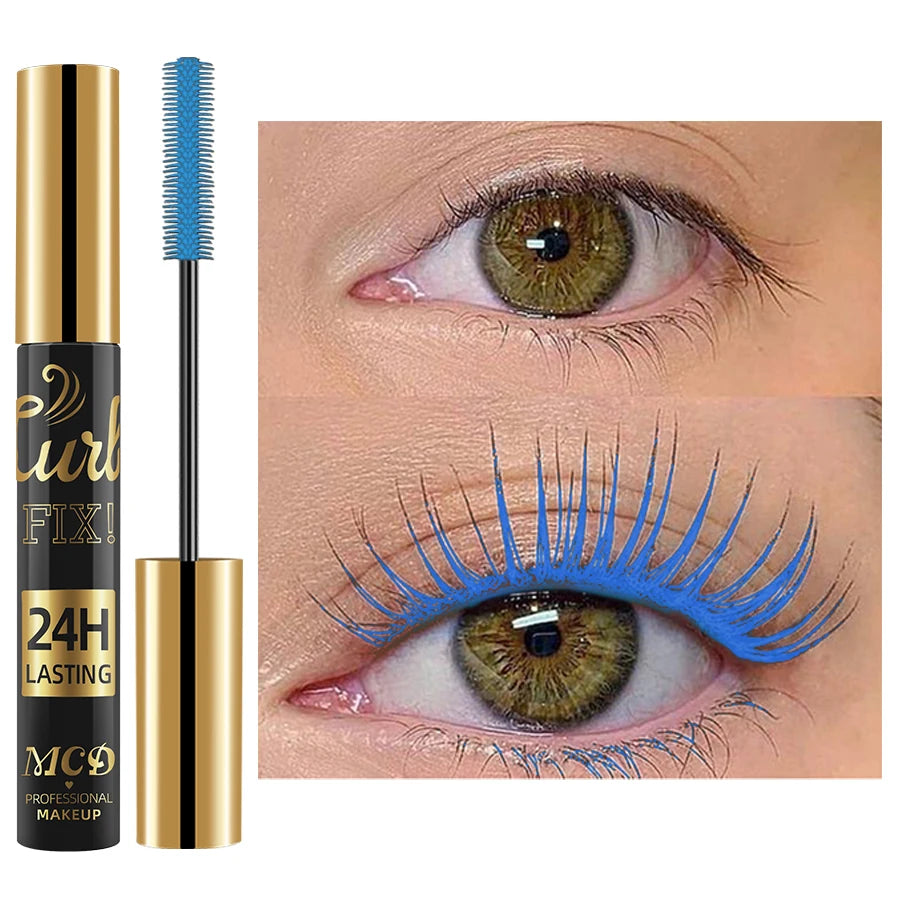 Blue 5D Silk Mascara – Waterproof, Quick-Dry Lash Extension