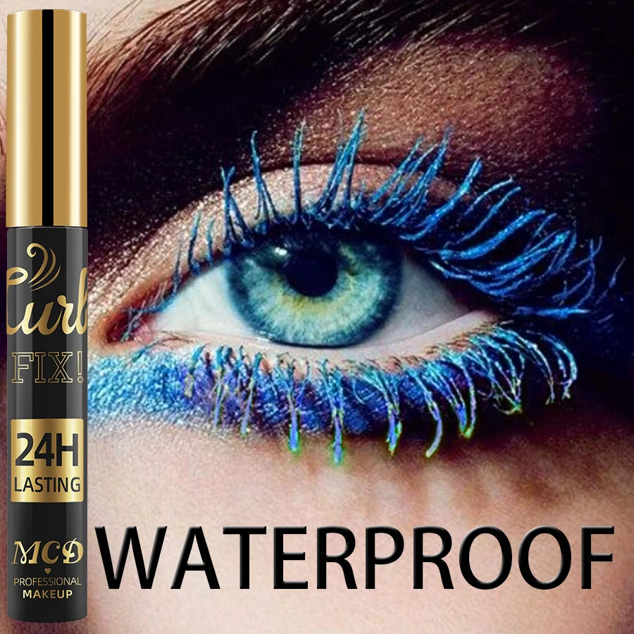 Blue 5D Silk Mascara – Waterproof, Quick-Dry Lash Extension