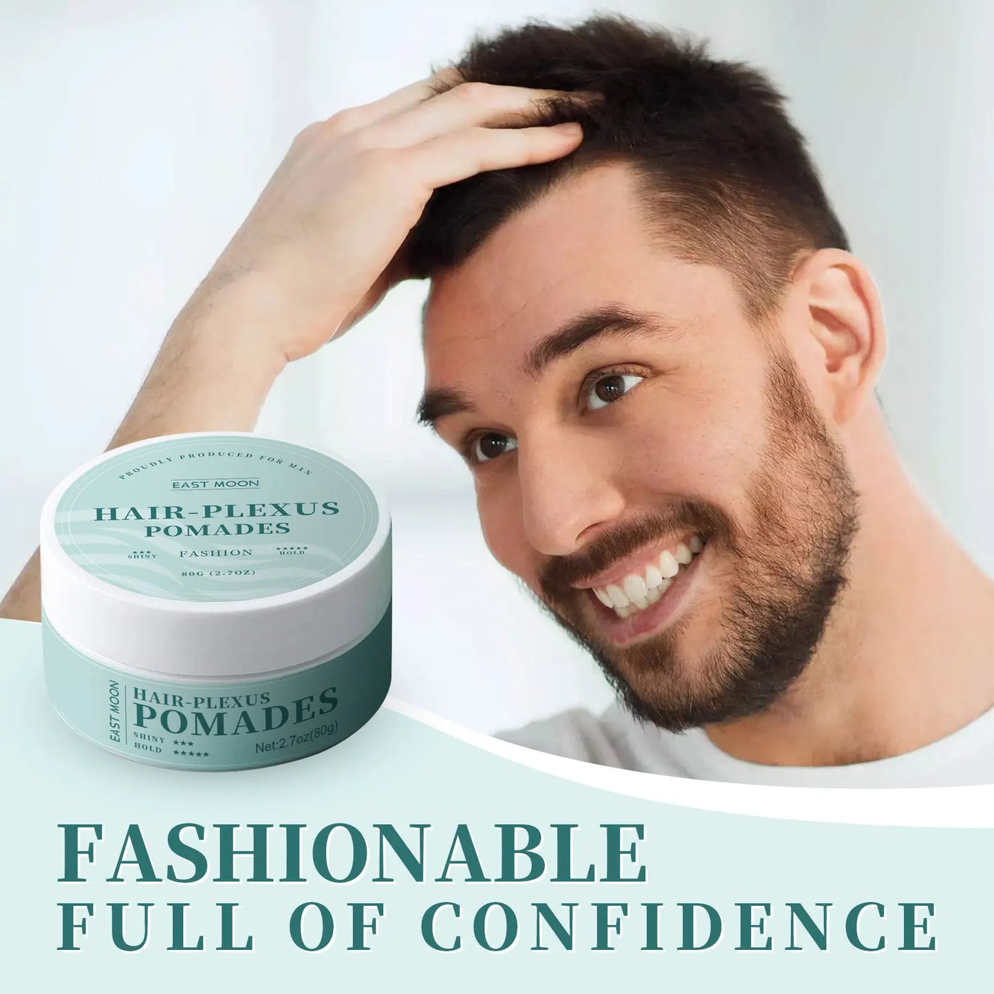 Men’s Styling Wax – Strong Hold, Non-Greasy Pomade