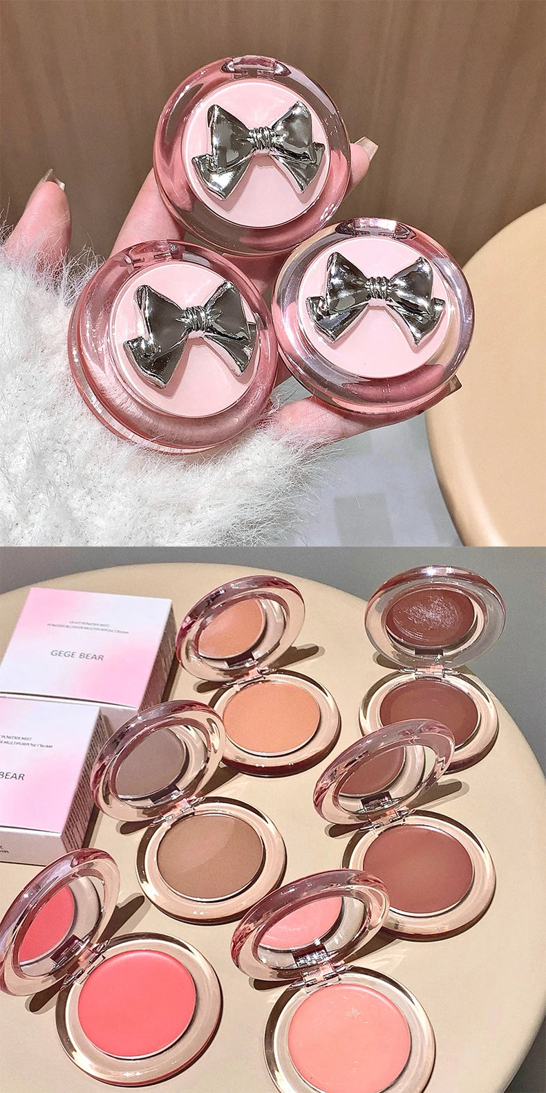 Gege Bear Cream Blush & Lip Glaze