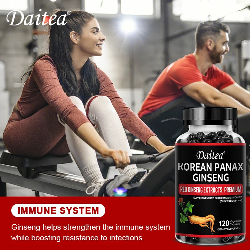 Daitea Korean Red Ginseng 1000mg – Energy, Endurance & Vitality