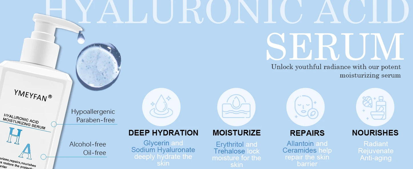 5-in-1 Hyaluronic Acid Skincare Set – Salon & Home Use