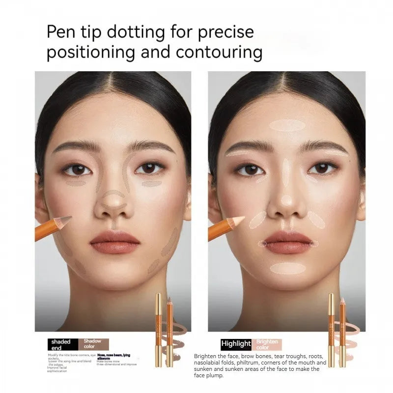 OUTOFOFFICE Shadow Pencil – Dual-Ended Contour & Highlighter Crayon