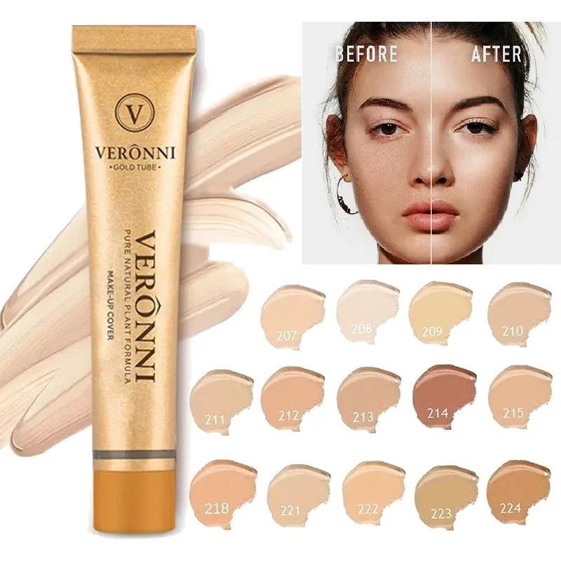 14-Color Concealer Palette – Full Coverage Makeup