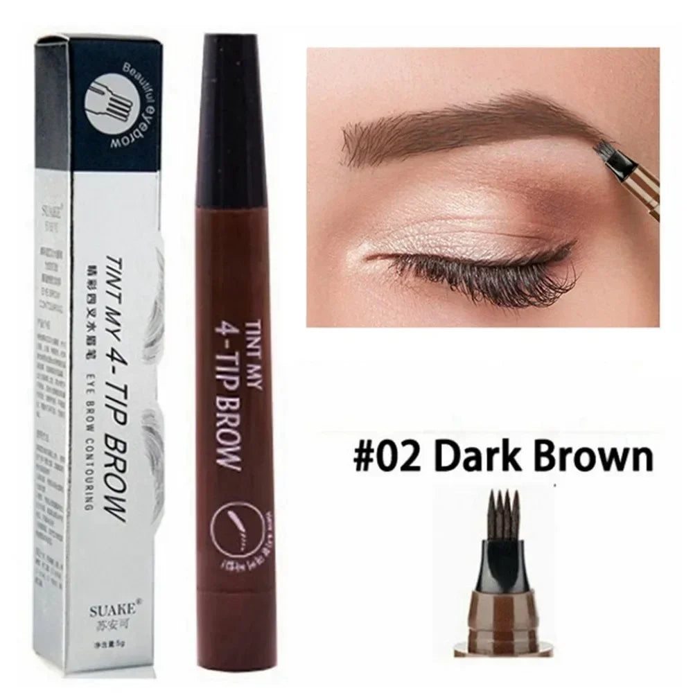 4-Point Eyebrow Pencil – Waterproof Brow Pen