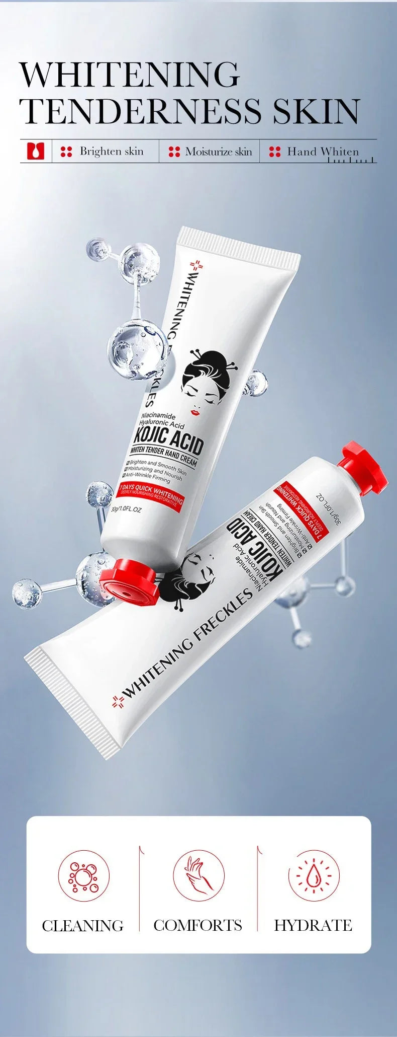 Kojic Acid Hand Cream – Brightening & Nourishing Skin Care