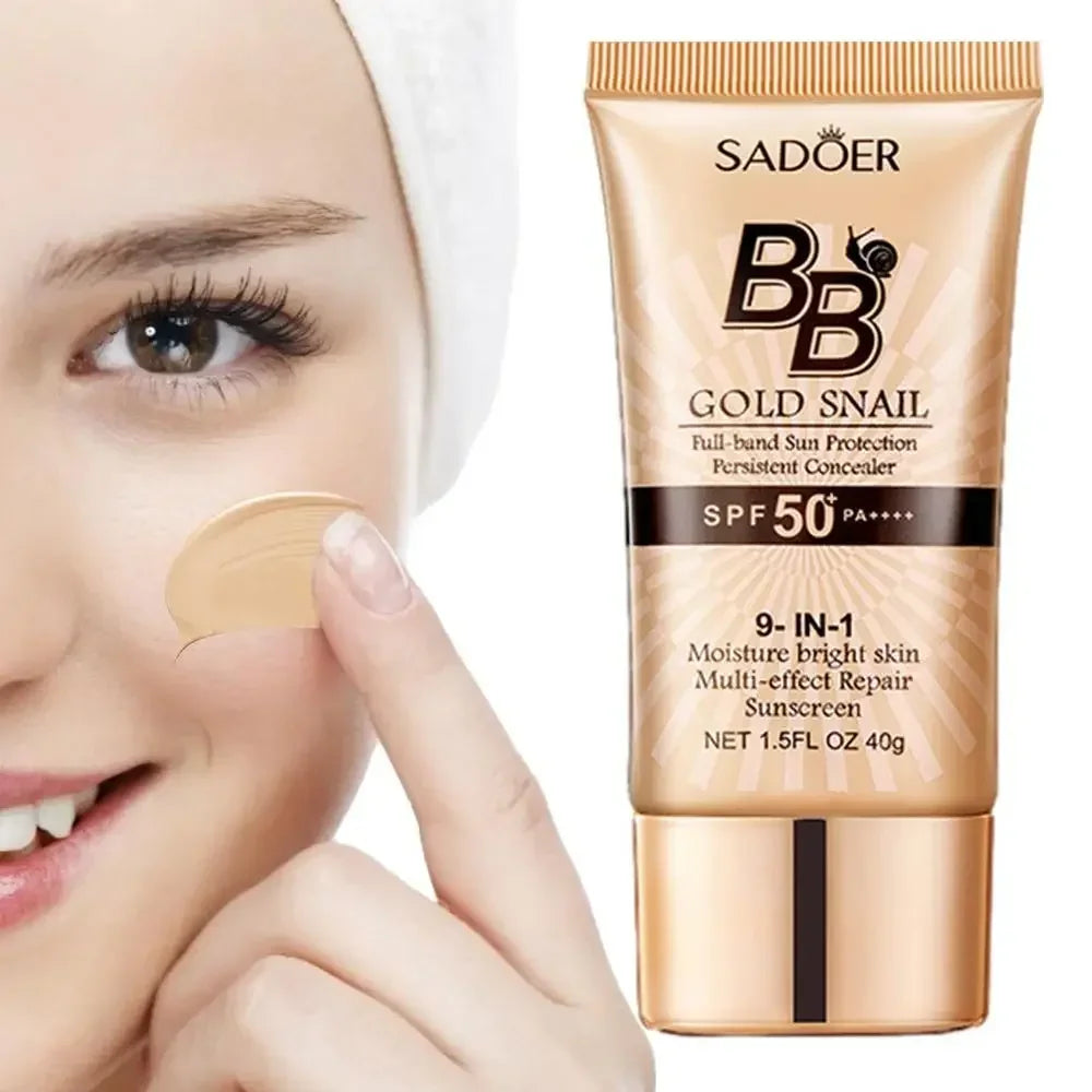 Gold Snail BB Cream SPF50+ – Whitening Sunscreen Foundation