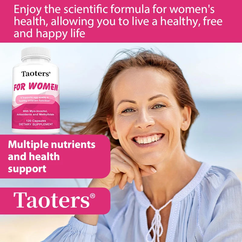 Women’s Reproductive Health Supplement – Inositol, Antioxidants & Folate