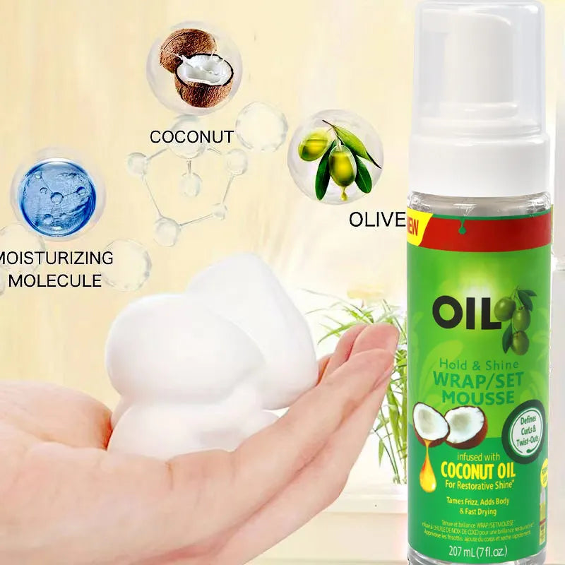 Curl Defining Foam – Olive Oil Wrap Mousse for Wigs