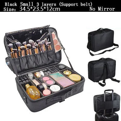 Large Cosmetic Makeup Bag – Travel Storage Case