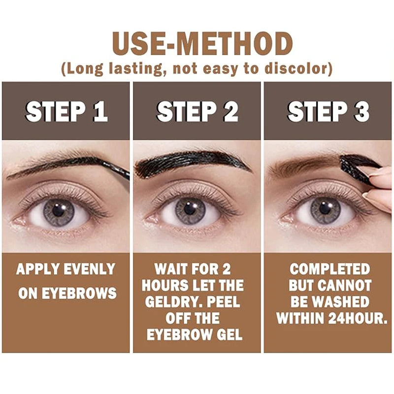 Qiciy Brow Cream – Waterproof, Sweatproof Eyebrow Tint