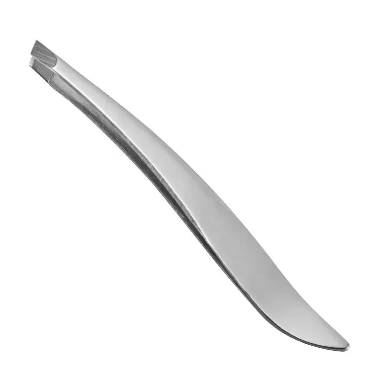 Stainless Steel Eyebrow Tweezers – Lash Clamp Tool