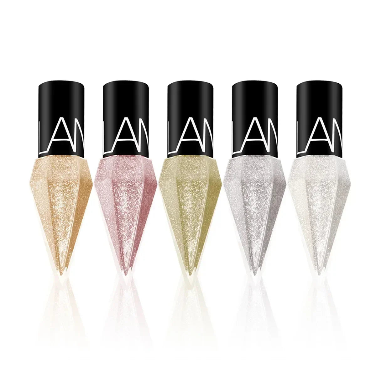 Diamond Shimmer Liquid Eyeliner – Waterproof 5-Color Set