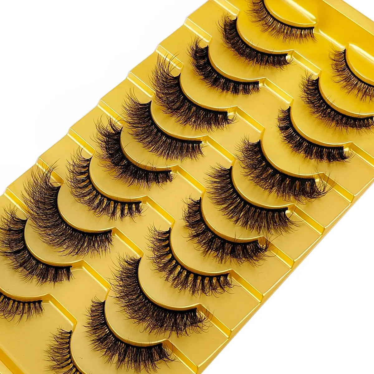 10 Pairs Mink Lashes – Fluffy, Dramatic False Eyelashes