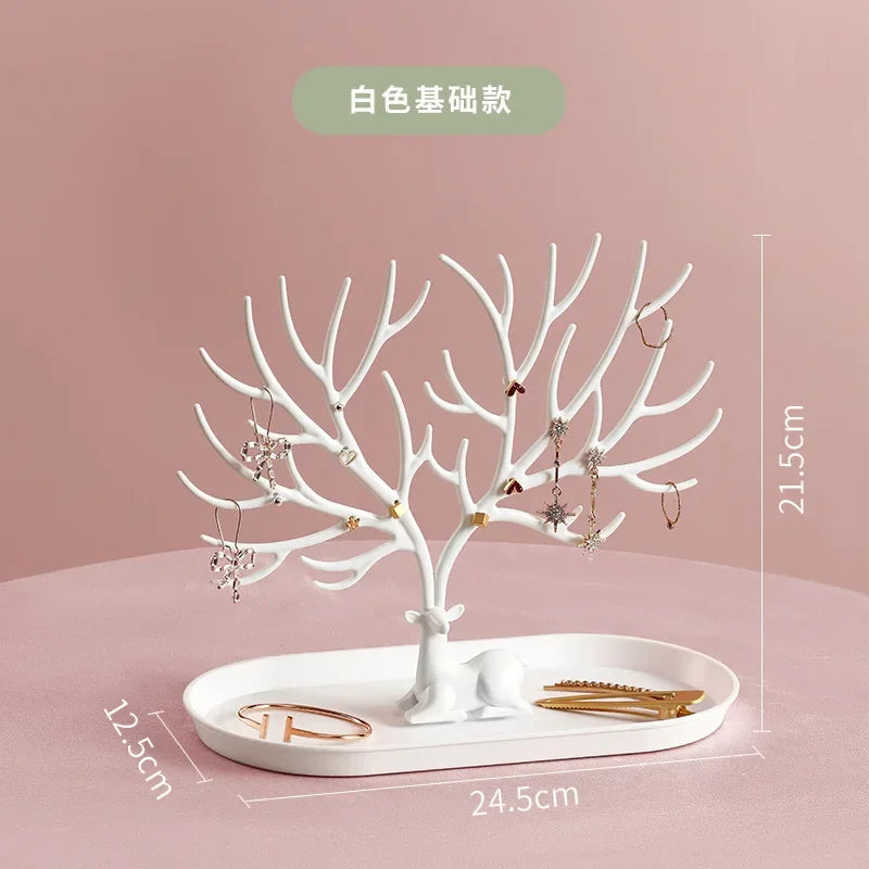 Antler Jewelry Display Stand Organizer