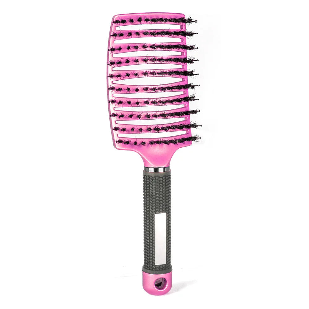 Flexible Wet & Dry Hair Brush – Soft Pin Detangling Comb