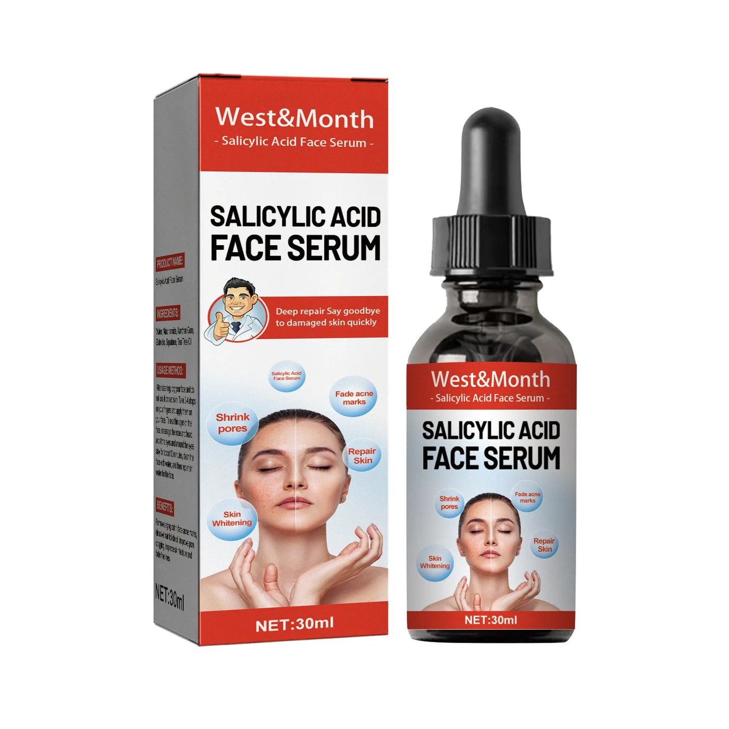 Niacinamide & Salicylic Acid Serum – Sensitive Skin Repair