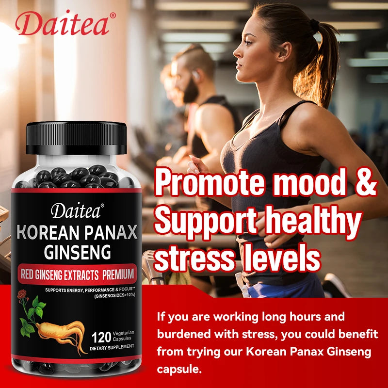 Daitea Korean Red Ginseng 1000mg – Energy, Endurance & Vitality