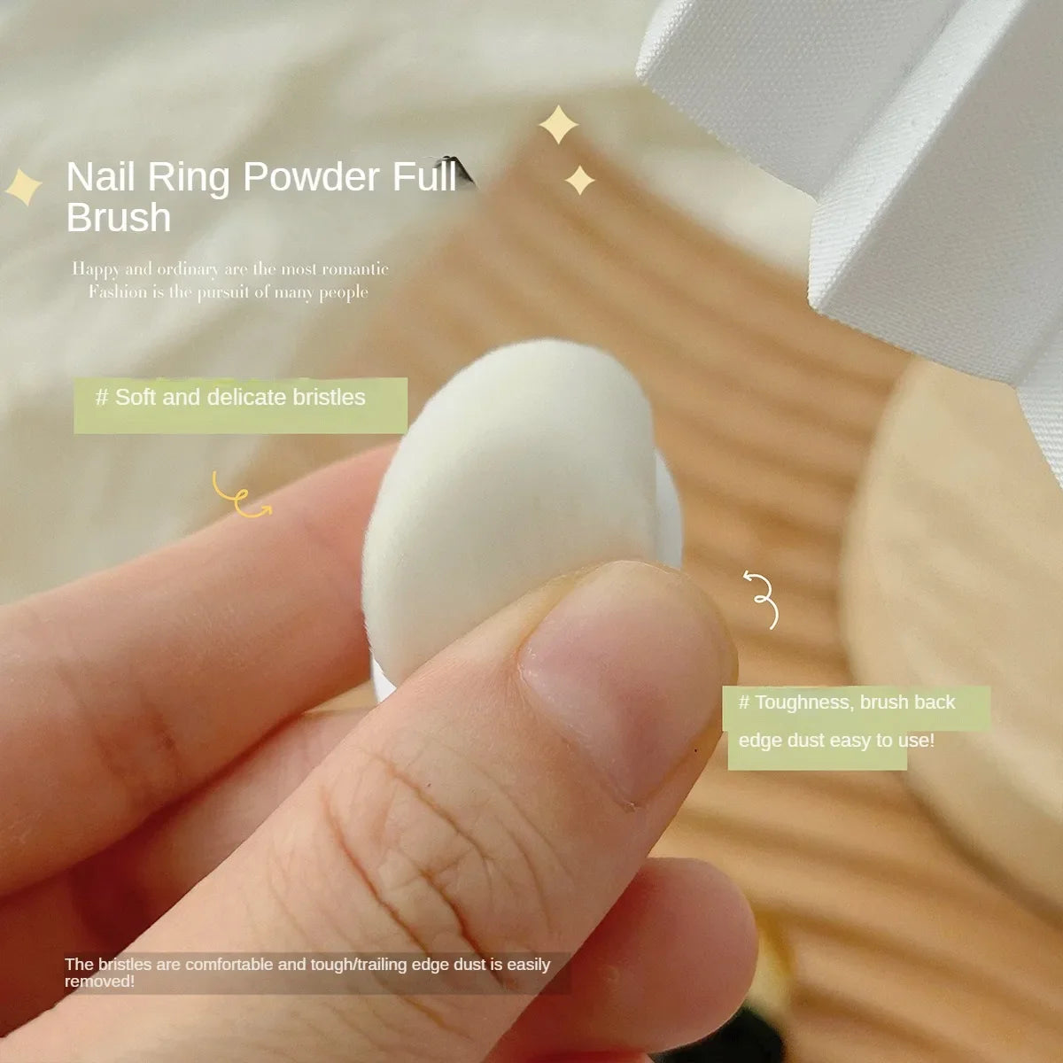 Nail Art Dust Cleaning Brush – Makeup Manicure Tool