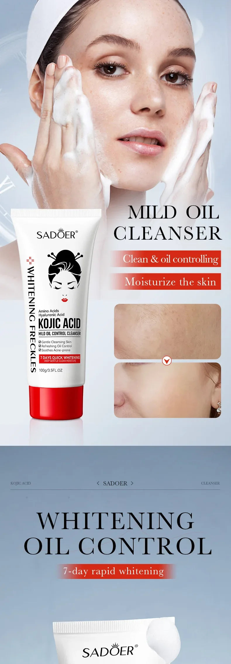 Kojic Acid Facial Wash (100ml)