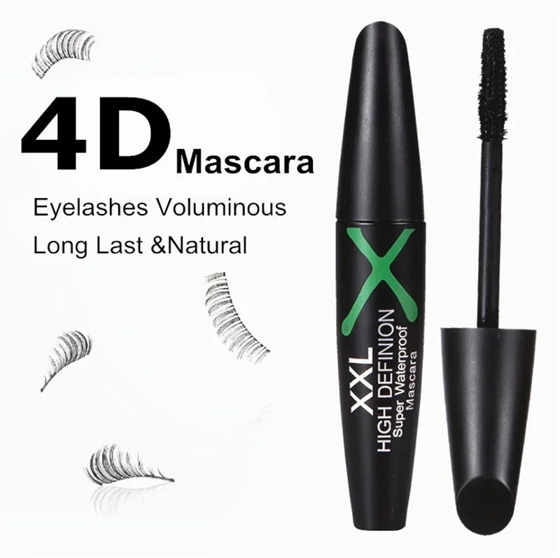 4D Silk Fiber Mascara – Waterproof, Long-Lasting Lash Extension