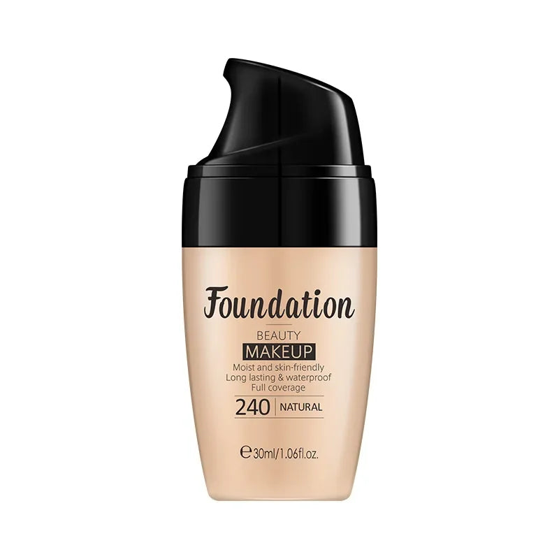30ml Liquid Foundation – Waterproof High Coverage