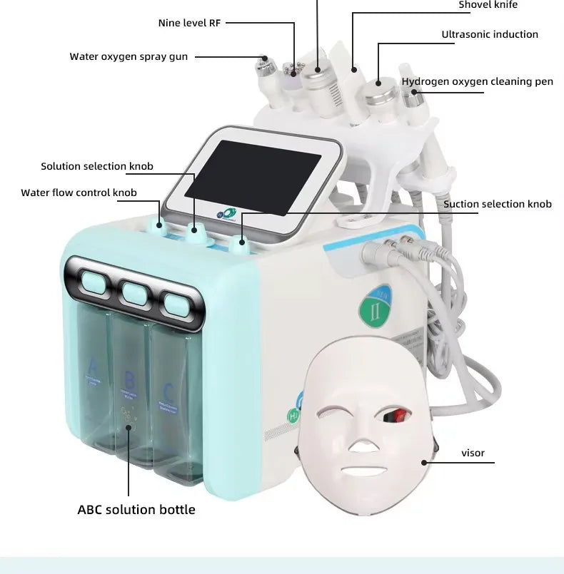 7-in-1 Hydra Facial Machine – Professional Skin Care Device
