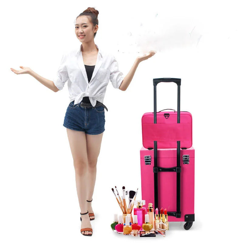 Large Cosmetic Makeup Bag – Travel Storage Case