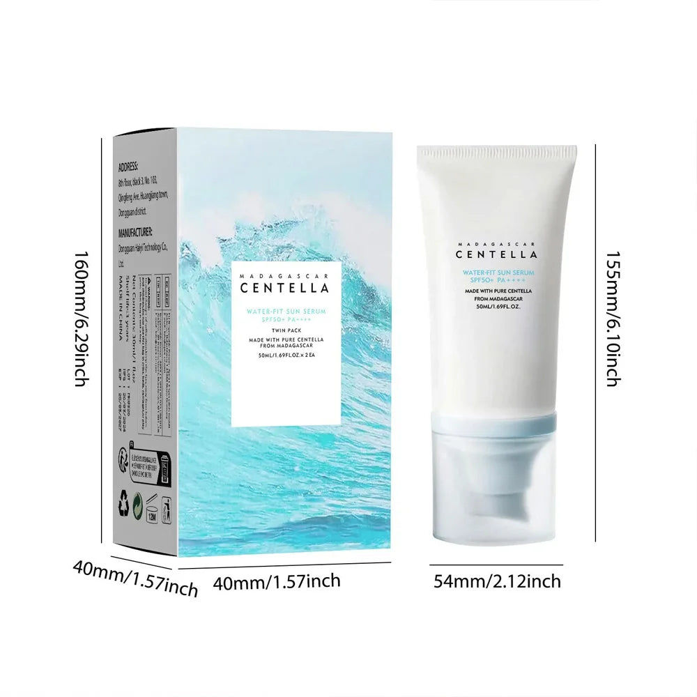 SPF50+ Facial Sunscreen – Centella Whitening Sunblock Cream
