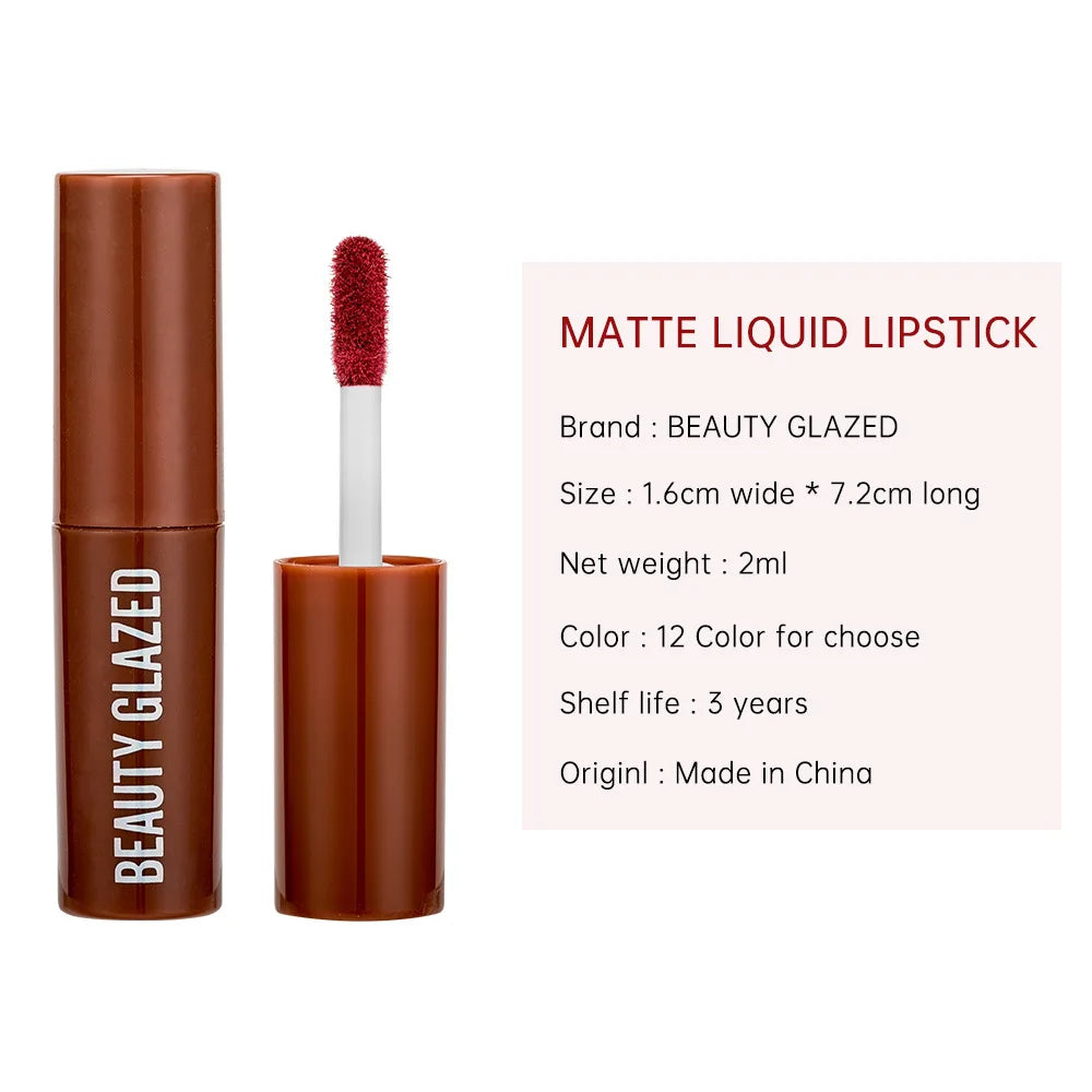 Beauty Glazed Matte Lip Glaze – Long Lasting Color