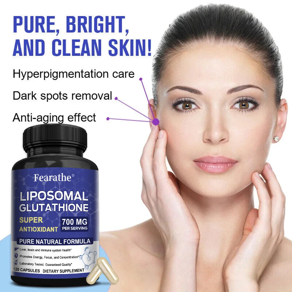 Liposomal Glutathione 700mg – Skin, Detox & Antioxidant Support