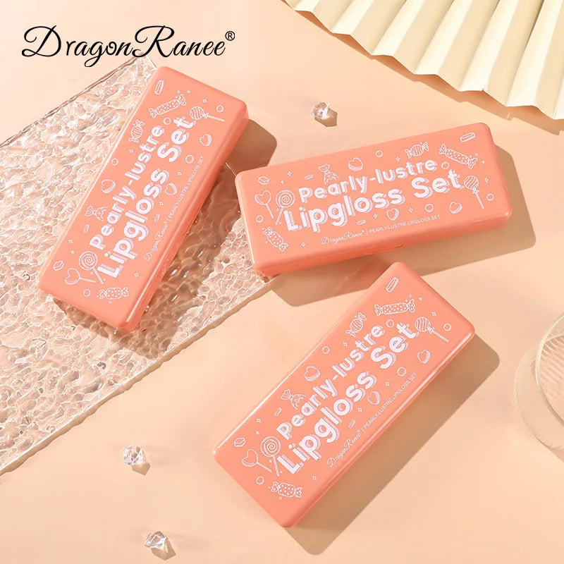 Dragon Ranee 10 Colors Lip Glaze Set – Moisturizing Gloss