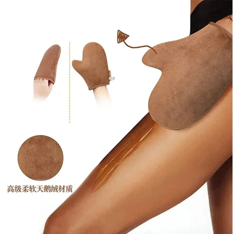Reusable Self-Tanning Mitt – Exfoliating Tan Applicator Glove
