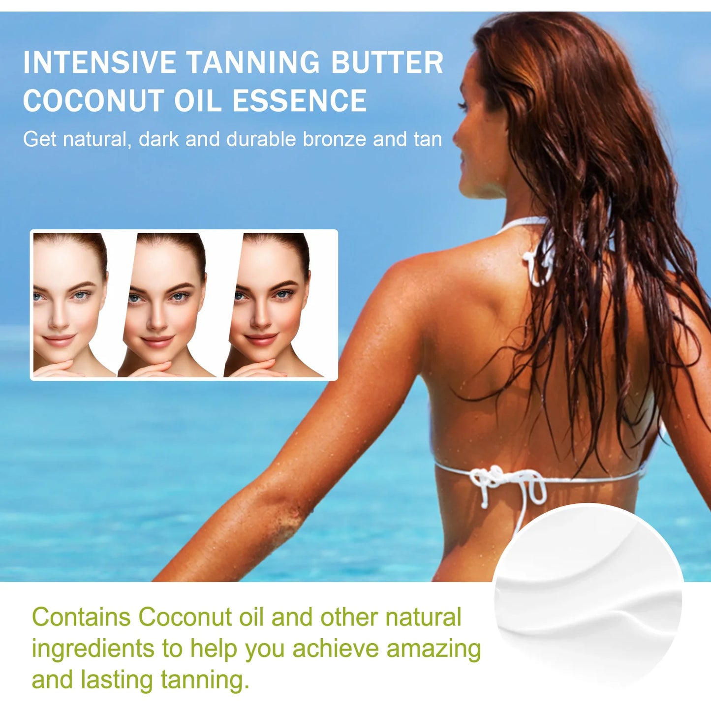 EELHOE Tanning Cream – Long-Lasting Bronzing Body Lotion