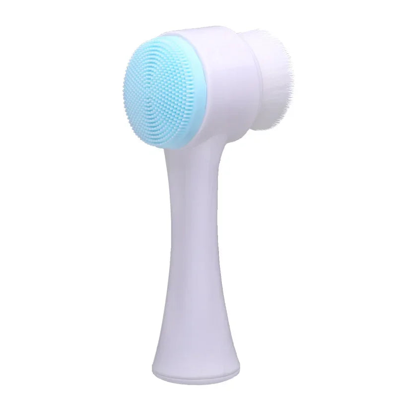 Double-Sided Face Cleansing Brush – Blackhead & Pore Cleaner