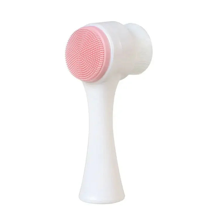 Double-Sided Face Cleansing Brush – Blackhead & Pore Cleaner