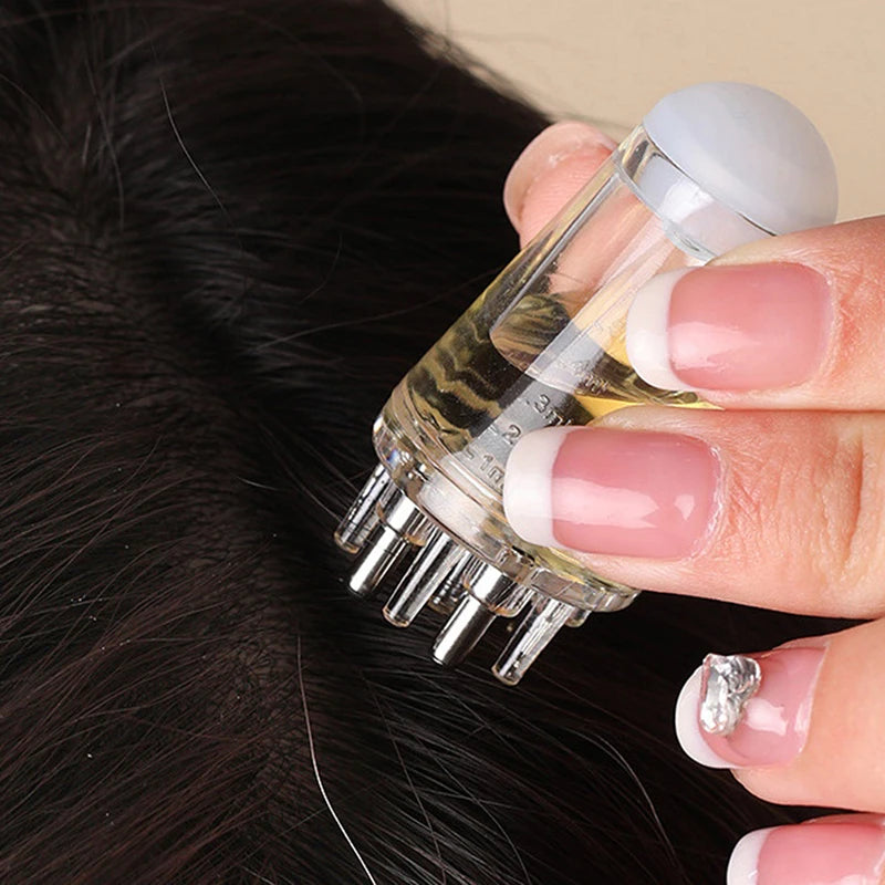 Serum Applicator Comb – Roller Ball Scalp Massager