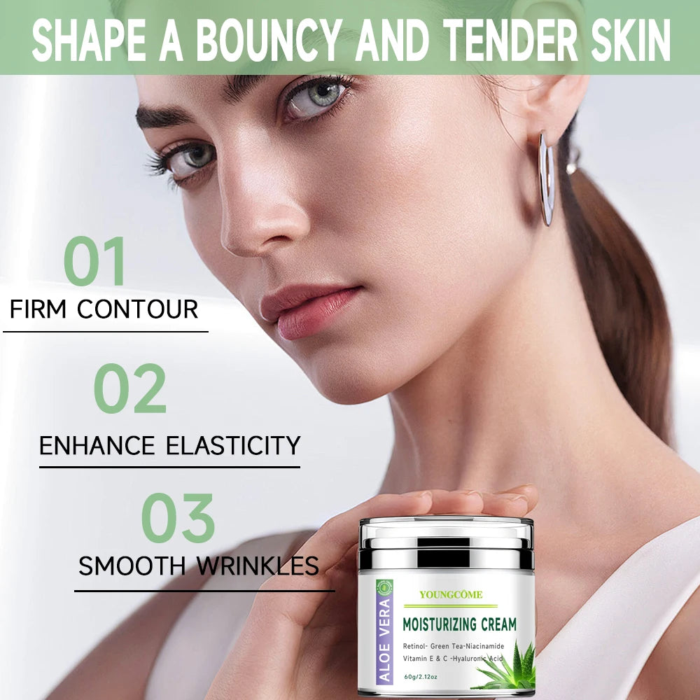 Aloe Vera Cream – Soothing & Anti-Aging Moisturizer
