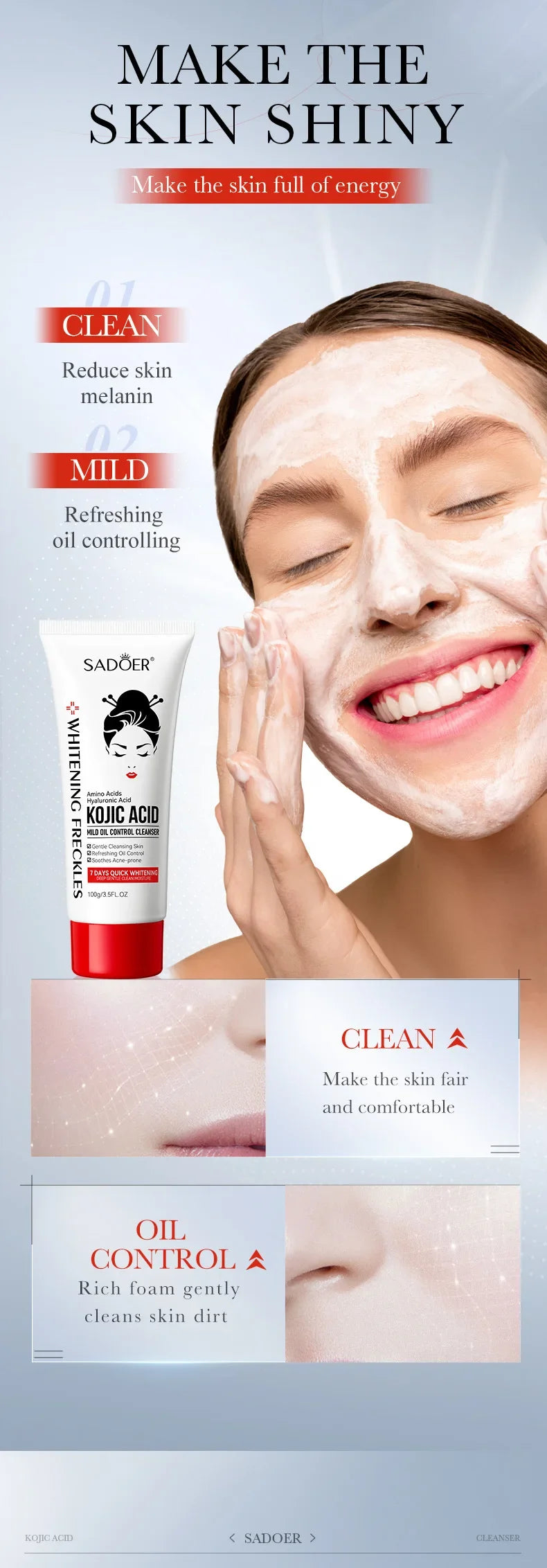 Kojic Acid Facial Wash (100ml)