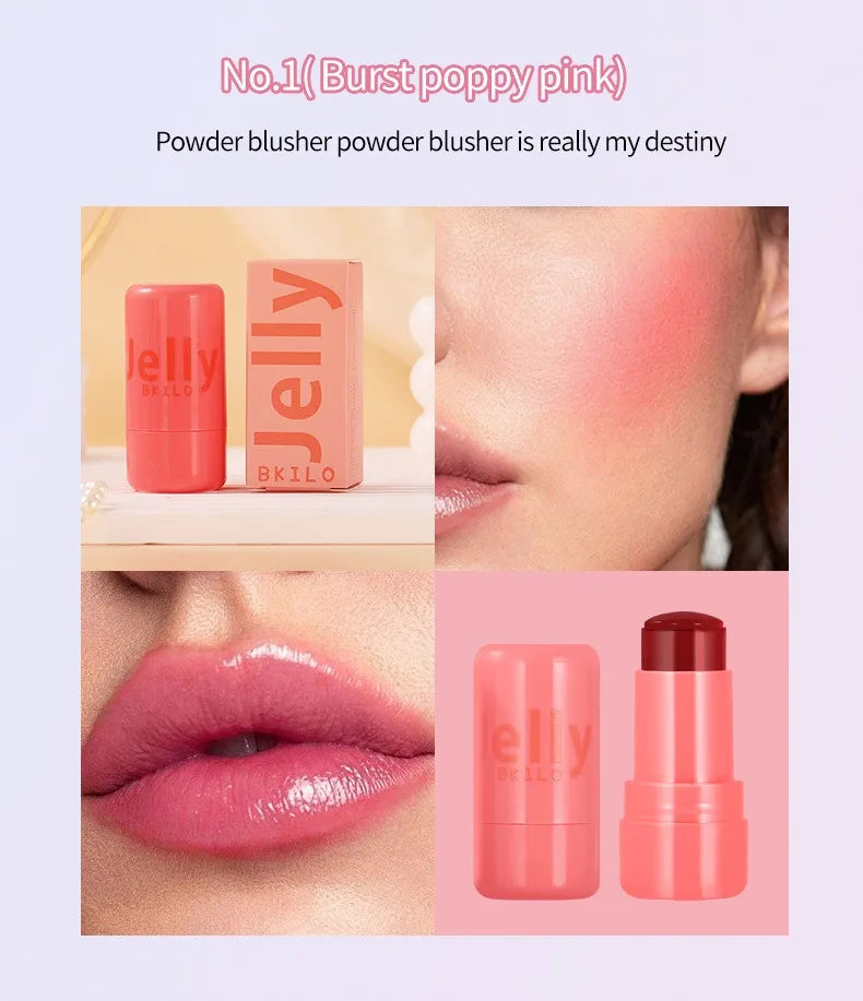 3-in-1 Jelly Blush Stick – Lipstick & Face Contour