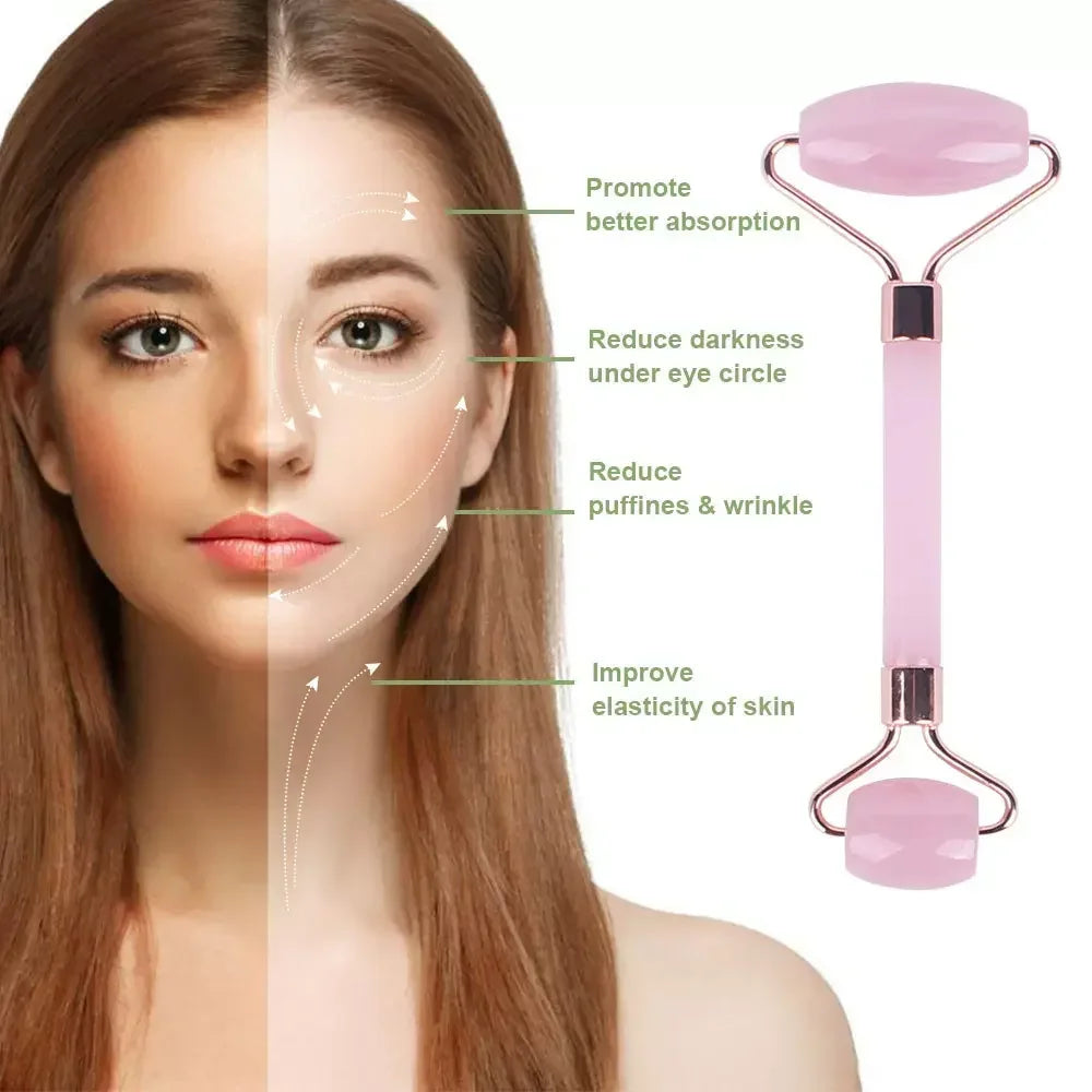 Resin Roller Massager Set – Face & Body Gua Sha (3pcs)