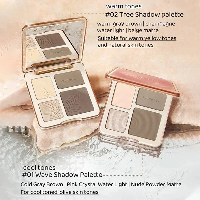 Judydoll Highlighter Palette – Long-Lasting Contour & Shimmer Makeup
