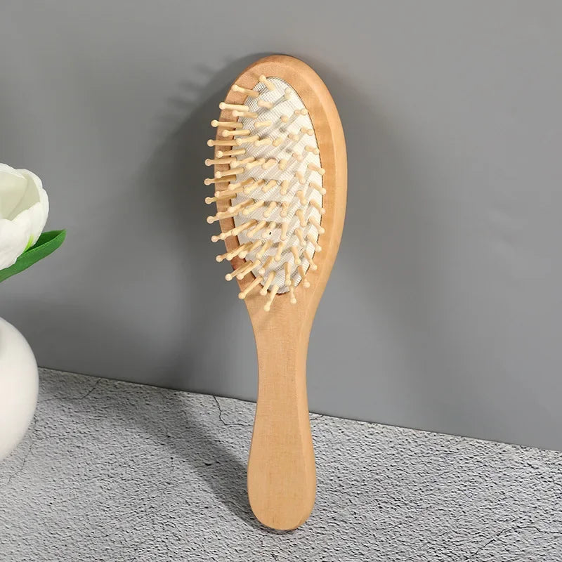 Bamboo Cushion Hair Brush – Scalp Massage Comb
