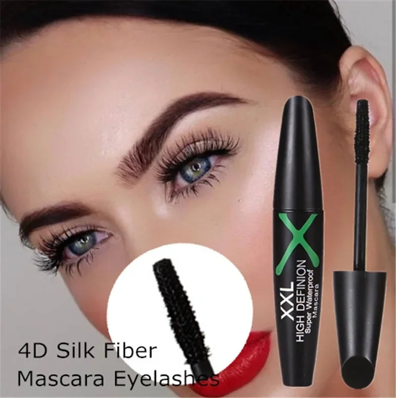 4D Silk Fiber Mascara – Waterproof, Long-Lasting Lash Extension