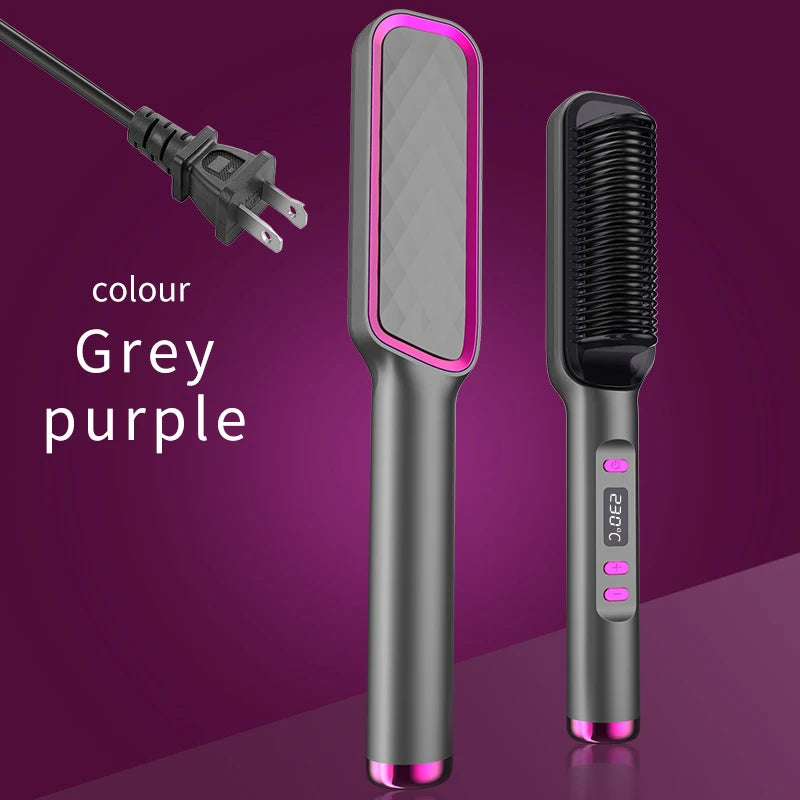 Electric Hot Comb – Ionic Straightening Brush, Anti-Scald
