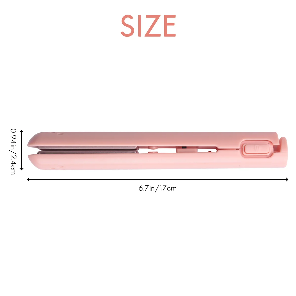 Mini USB Hair Straightener – Portable Travel Styler