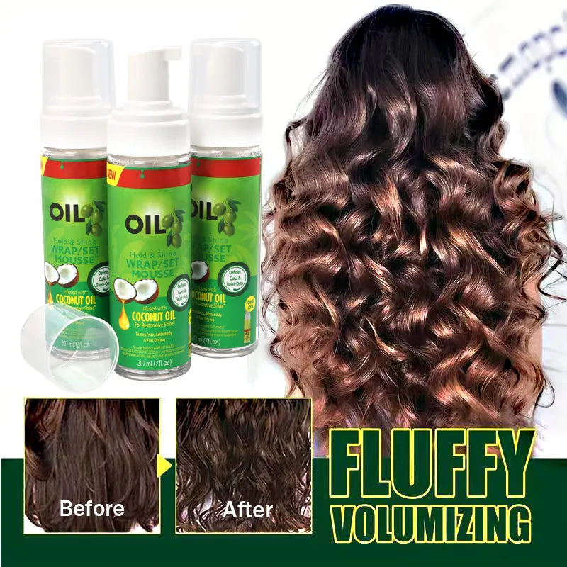 Curl Defining Foam – Olive Oil Wrap Mousse for Wigs