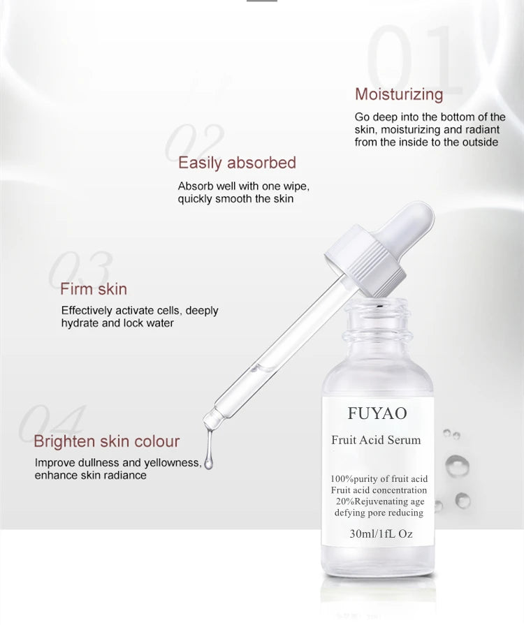 Glycolic & Fruit Acid Essence – 30ml Serum (10PCS)